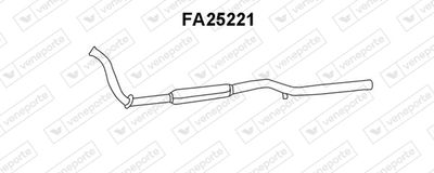  FA25221 VENEPORTE Предглушитель выхлопных газов