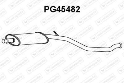  PG45482 VENEPORTE Предглушитель выхлопных газов