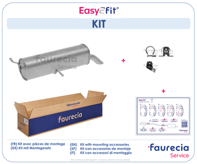  FS45141 Faurecia Глушитель выхлопных газов конечный