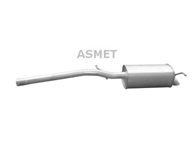  03109 ASMET Глушитель выхлопных газов конечный