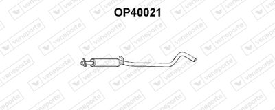  OP40021 VENEPORTE Средний глушитель выхлопных газов