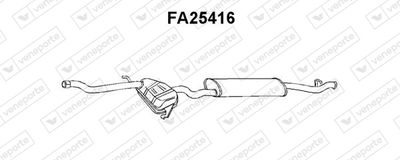  FA25416 VENEPORTE Глушитель выхлопных газов конечный