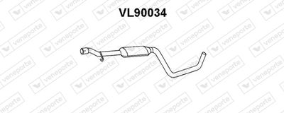  VL90034 VENEPORTE Предглушитель выхлопных газов