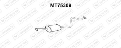  MT75309 VENEPORTE Предглушитель выхлопных газов