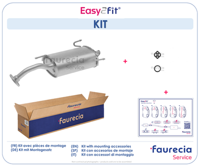  FS70049 Faurecia Глушитель выхлопных газов конечный