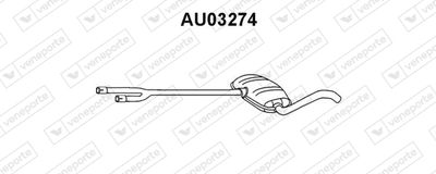  AU03274 VENEPORTE Предглушитель выхлопных газов