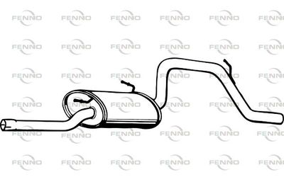  P4515 FENNO Глушитель выхлопных газов конечный