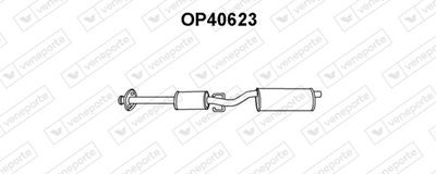  OP40623 VENEPORTE Предглушитель выхлопных газов