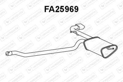  FA25969 VENEPORTE Глушитель выхлопных газов конечный