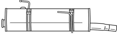  45656 SIGAM Глушитель выхлопных газов конечный