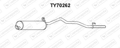  TY70262 VENEPORTE Глушитель выхлопных газов конечный