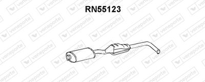  RN55123 VENEPORTE Предглушитель выхлопных газов