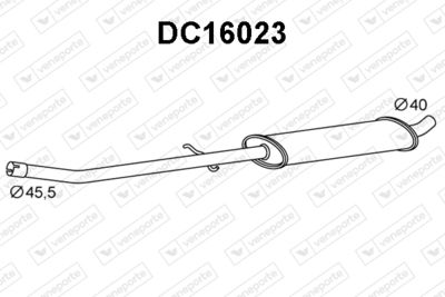  DC16023 VENEPORTE Предглушитель выхлопных газов