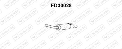  FD30028 VENEPORTE Глушитель выхлопных газов конечный