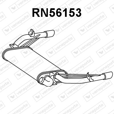  RN56153 VENEPORTE Глушитель выхлопных газов конечный