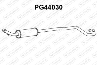  PG44030 VENEPORTE Предглушитель выхлопных газов