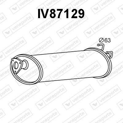  IV87129 VENEPORTE Глушитель выхлопных газов конечный