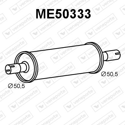  ME50333 VENEPORTE Глушитель выхлопных газов конечный