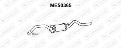  ME50365 VENEPORTE Глушитель выхлопных газов конечный
