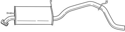  75609 SIGAM Глушитель выхлопных газов конечный
