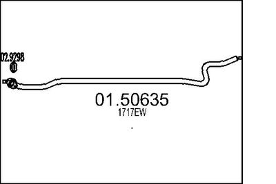  0150635 MTS Средний глушитель выхлопных газов