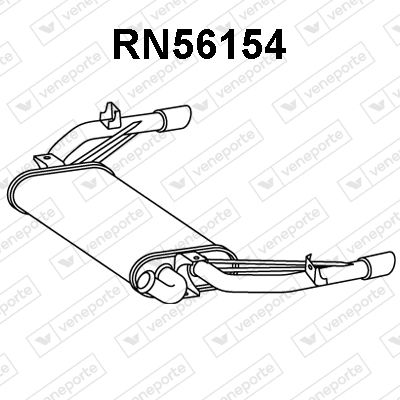  RN56154 VENEPORTE Глушитель выхлопных газов конечный