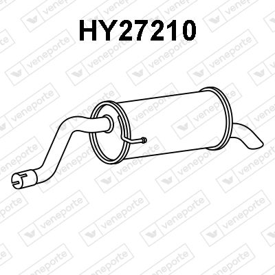  HY27210 VENEPORTE Глушитель выхлопных газов конечный