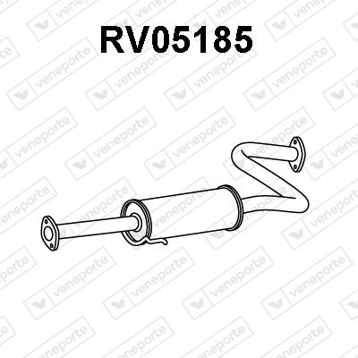  RV05185 VENEPORTE Предглушитель выхлопных газов