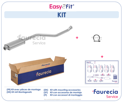  FS15433 Faurecia Предглушитель выхлопных газов