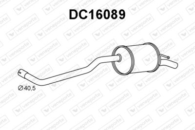  DC16089 VENEPORTE Глушитель выхлопных газов конечный