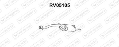  RV05105 VENEPORTE Глушитель выхлопных газов конечный