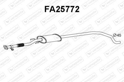  FA25772 VENEPORTE Предглушитель выхлопных газов