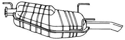  40692 SIGAM Глушитель выхлопных газов конечный