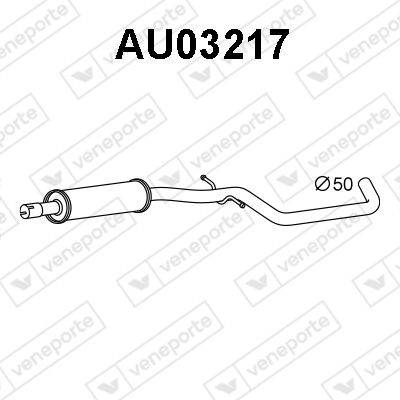  AU03217 VENEPORTE Предглушитель выхлопных газов