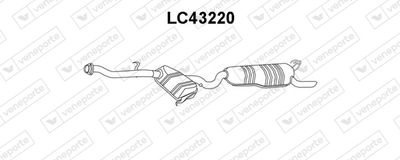  LC43220 VENEPORTE Глушитель выхлопных газов конечный