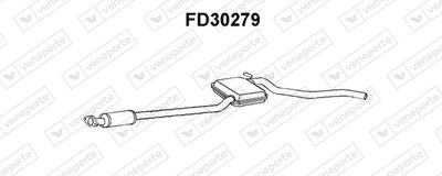  FD30279 VENEPORTE Предглушитель выхлопных газов