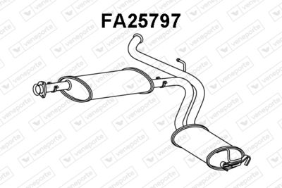  FA25797 VENEPORTE Глушитель выхлопных газов конечный