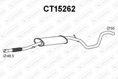  CT15262 VENEPORTE Глушитель выхлопных газов конечный