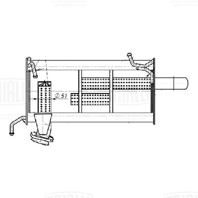  EMM0354 TRIALLI Глушитель выхлопных газов конечный