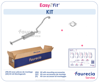  FS53392 Faurecia Предглушитель выхлопных газов