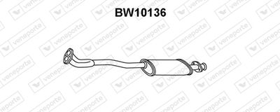  BW10136 VENEPORTE Предглушитель выхлопных газов