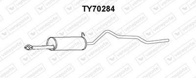  TY70284 VENEPORTE Глушитель выхлопных газов конечный