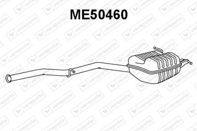  ME50460 VENEPORTE Глушитель выхлопных газов конечный