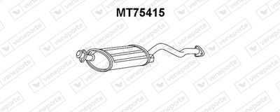  MT75415 VENEPORTE Предглушитель выхлопных газов