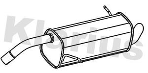  221680 KLARIUS Глушитель выхлопных газов конечный