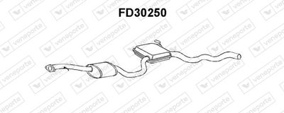  FD30250 VENEPORTE Предглушитель выхлопных газов