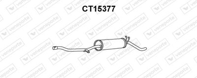  CT15377 VENEPORTE Глушитель выхлопных газов конечный