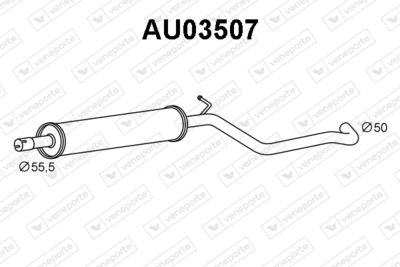  AU03507 VENEPORTE Предглушитель выхлопных газов