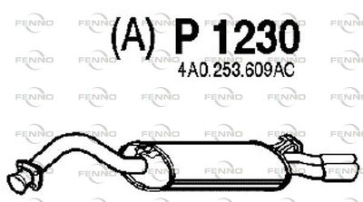  P1230 FENNO Глушитель выхлопных газов конечный