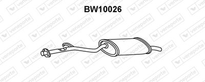  BW10026 VENEPORTE Глушитель выхлопных газов конечный